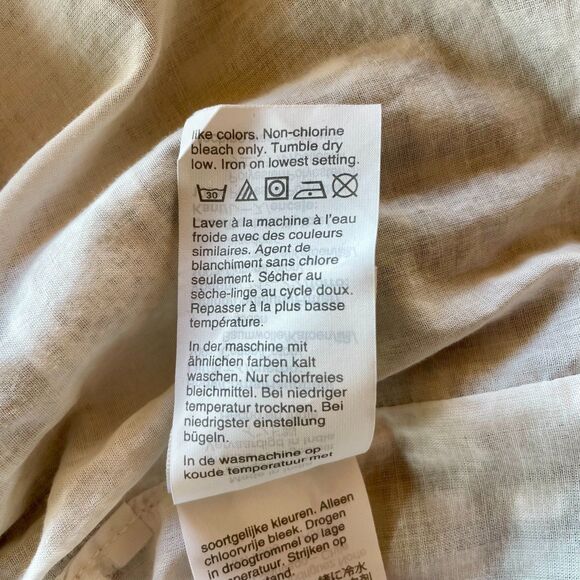 J.Crew Women's Daisy-Chain Peplum Top in Gingham in Black & White - Size L - Picture 10 of 15